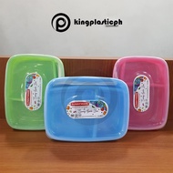 Sunnyware Bento Box Lunch Box Plastic with Utensils Spoon and Fork Baunan 506