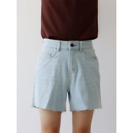 2 Pieces Free Shipping U Home Distressed Light Color Denim Shorts YK Zipper Jeans Stretch Casual Pan