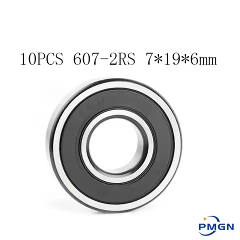 10PCS ABEC-5 607-2RS 607 RS 607 2RS 607RS 7x19x6 mm Miniature Rubber Sealed Ball High quality Deep G