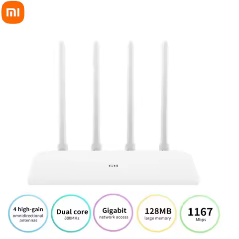 Xiaomi Mi Router 4A Gigabit Version 2.4GHz 5GHz WiFi 1167Mbps WiFi Repeater 128MB DDR3 High Gain 4 A