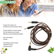 IARMARIOQR Earphone Replacement Cable, 3.5mm to Dual 2.5mm Flexible Aux Cable, 120cm/47.2in Upgrade 