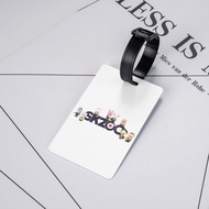 SKZ Plastic Waterproof Luggage Tag SKZOO Travel Suitcase Bag Name Address Label Travel Accessories Travel Bag Label Tag Best Gift STRAY KIDS