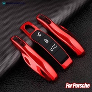 NANASALONNN 4Pcs/Set Car Smart Remote Key Case Fob Covers Set Shell for Porsche Cayman Cayenne 911 9