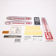 HONDA 50 C50 Pipot Sticker Sticker Striping Set Body