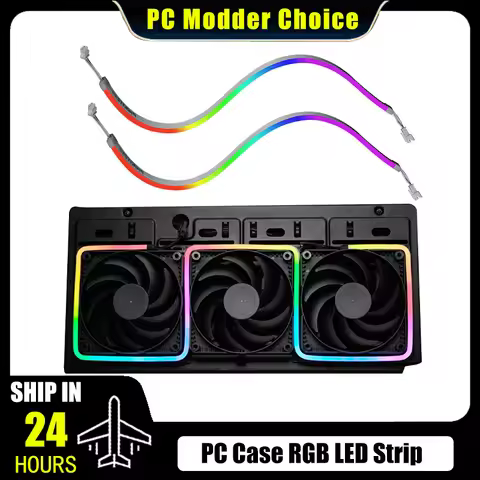 Phanteks RGB Light Strip Neon for PC Cabinet Decoration LED Strip 5V 3Pin M/B AURA SYNC M1/ M5, 40cm