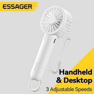 ESSAGER handheld desktop dual-purpose small fan Three-level wind adjustment USB powered