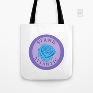 Atlantic Blue Rose HKP29 Stand Canvas Tote Bag