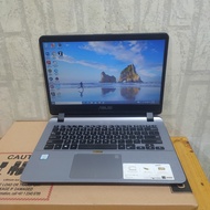 Laptop Asus VivoBook A407UA, Intel Core i3 - 6006U, Ram 4Gb, HDD 1Tb, Intel Hd Graphics 520, Super Slim, Seri Baru, Lengkap