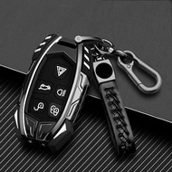 Car Key Case Cover for Land Rover Range Rover Sport Evoque Velar Discovery 5 Jaguar XE XF E-Pace F-P