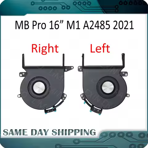 2021 Laptop A2485 Fan for Macbook Pro Retina 16" M1 Pro/Max CPU Fan Ventilateur Cooling Set Left and