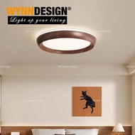Wynn Design Darkwood Walnut Ceiling Lamp Oak Style Ceiling LED Ceiling Light 3C -C142-143