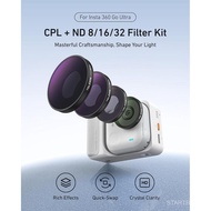 TELESIN Filter Kit for Insta360 Go Ultra CPL+ND8/ND16/ND32 Filters