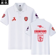 25-26 Season Arsenal Premier League Championship Memorial Fan Polo Shirts S-3XL