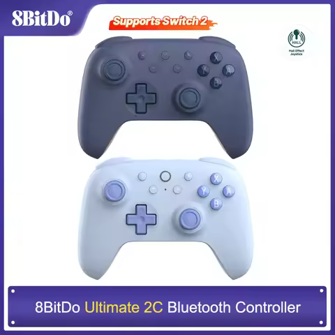 8BitDo Ultimate 2C Bluetooth Controller Gamepad Joystick with 6-axis Motion Control and Rumble Vibra
