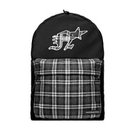 NRDN Clothing Plaid Embroidery Backpack