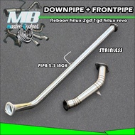 Downpipe Frontpipe Reboon hilux 2gd 1gd hilux revo