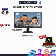 [ผ่อน 0% 6 ด.]MSI MONITOR 27” PRO MP275Q/ประกัน 3 YEARS
