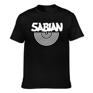 Good Quality Sabian Cymbals Drums Logo Pure Cotton Men'S T-Shirt