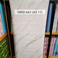 Wallpaper corak marble glossy.. GRed AA1...