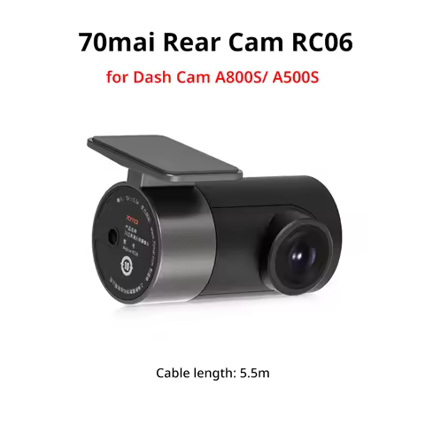 70mai Rear Cam RC06 RC11 RC14 RC12 RC21 RC22 RC21 RC24 RC41 for Dash Cam A800S A500S A810S T800E A80