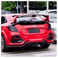 Honda Civic FK7 FK8 hatchback 2016-2020 LED Tail lamp smoke double V Design daylight drl lampu