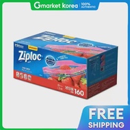 SC Johnson | ถุงซิปล็อคเกรดอาหาร Gold Smile ขนาดใหญ่    160 ใบ