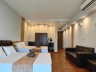 Pangsapuri 40 m² dengan 1 bilik tidur dan 1 bilik mandi peribadi di Kepayan (High Floor|Near Airport