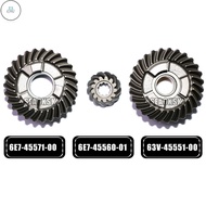 KMV Gear Set for Yamaha 2 Stroke 15HP 15F boat engine 6E7-45560-01 63V-45551-00 6E7-45571-00