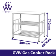 GVW 9601 Stainless Steel Kitchen Stove Rack / Gas Rack / Cooking Table/ Multipurpose Rack/ Rak Dapur/ Rak Memasak