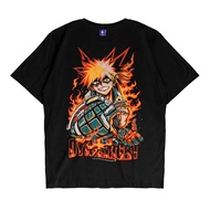 (NEW) KIZARU Men's Black T-shirt Anime BAKUGO T-shirt