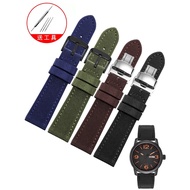 Woven Canvas Watch Strap Suitable for CITIZEN CITIZEN Eco-Drive BM8475/BM7140 Nylon 22mm