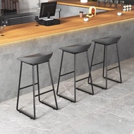 Bar Stool Nordic Bar Stool Simple Modern High Stool Influencer Light Luxury Bar Chair High Stool Hou