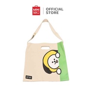 Miniso x BT21 Collection Tas Belanja Crossbody Shopping Bag Pertandingan Santai Kapasitas Tinggi Dap
