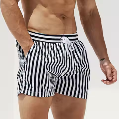 Beach Swimming Shorts For Men Board Short Pants Man Swimwear Swim Trunks Bermuda Surf SwimsuitDesmii