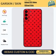 Galaxy S22 REDCODE ICONS Anti Scratch Protector Case | By Fusion | Code - 7P7K