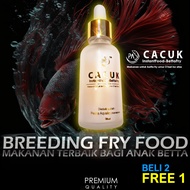 PA Cacuk Quality Food for Tiny Newly Hatched Aquarium Fish - Betta Guppy Discus Molly Tetra Danio & 