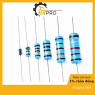 Resistor 2W 2.2R/22R/200R/220R/2 22K 220K 5 color lines 1% copper base (bag of 10)