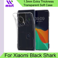 1.5mm Extra Thickness Transparent Soft Case for Xiaomi Black Shark 5 Pro / Black Shark 4 / 3 / 2