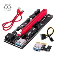 10Pcs Pci-E Riser Board 1X  16X Gpu Extender Riser Card Pci-E USB 3.0 Gpu Adapter Met 6Pin Interface