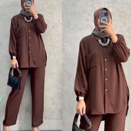 ONE SET AMANDA POCKET WOMEN'S CRINGKLE SET AMANDA/ SET