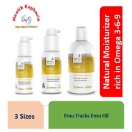 Emu Tracks Pure Emu Oil 50/100/250ml Effective for sensitive and eczema skin *Cerave*Suu Balm*Ceptaphil*Sukin*QV*