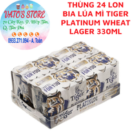 Bia lúa mì TIGER Platinum Wheat Lager lon 330ml