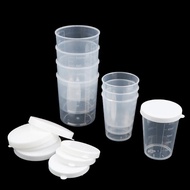 （Measuring Tools ）10PCS/set Clear Liquid Pill Measuring Cups 50/100ml Travel Pill Box Medicine Organizer Holder Cup Container For Liquid Medicine