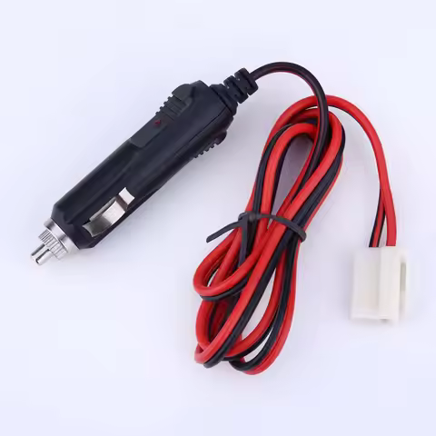 12V Car Cigarette Lighter Socket Plug Max 20A Car Socket Charger Cable 1m For TYT TH-9000 TH-9000D T