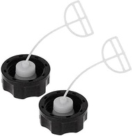 DEMULAX 2pcs Universal Fuel Tank Cap Fuel Cap Oil Cap Seal Set 43cc 49cc 52cc 55cc Petrolscooter Gar