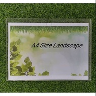 A5/A4/A3 Size Acrylic Clear Document And  Certificate Display Frame Landscape