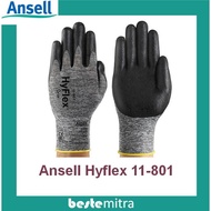 Ansell HyFlex 11-801 Mechanical Safety Gloves Hyflex Electric Gloves/