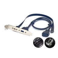 50cm USB 3.2 Front Panel Header 20Gbps USB3.2 Gen2*2 Type C to Type-E 5Gb USB3.0 to 19Pin Connector 