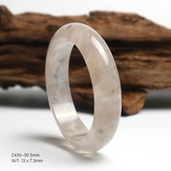50.5mm Natural Sakura Agate Bangle 天然樱花玛瑙手镯 (Z450)