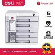 Deli E9779 5 Drawers File Cabinet